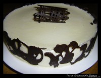 Tarta de chocolate blanco